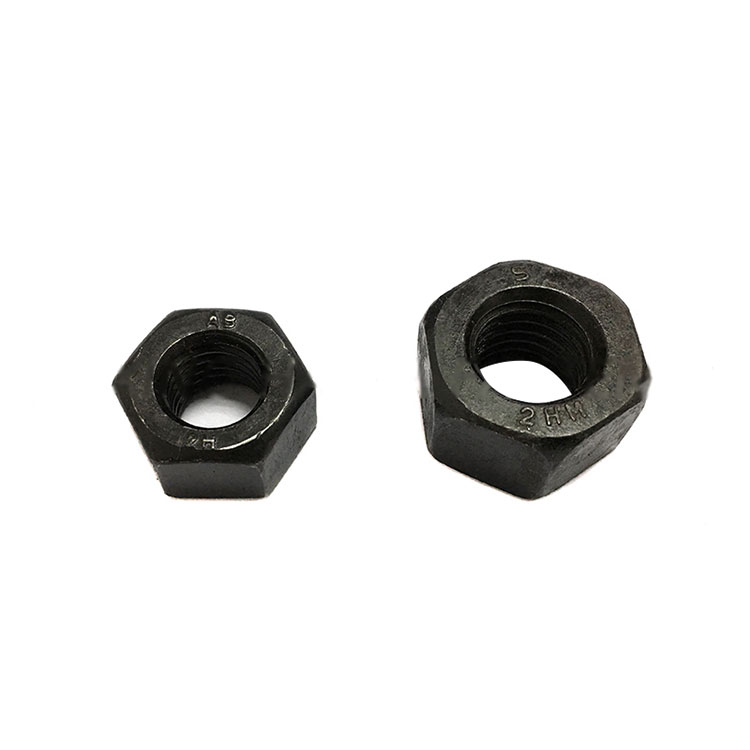 Tuerca pesada hexagonal negra original ASTM A194/A194M 2H 2HM