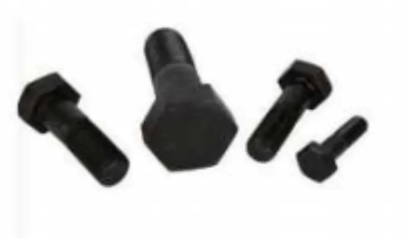 Pernos estructurales hexagonales negros