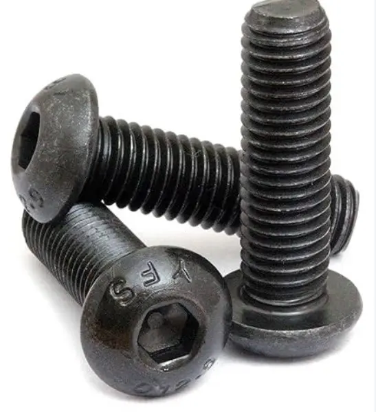 Tornillo de cabeza hueca de botón de acero al carbono para montaje mecánico