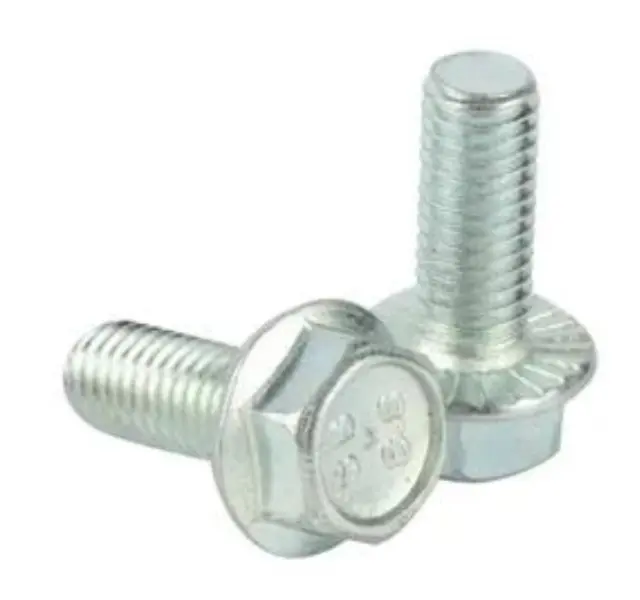 Perno de brida hexagonal dentado galvanizado DIN 6921 Clase 8.8