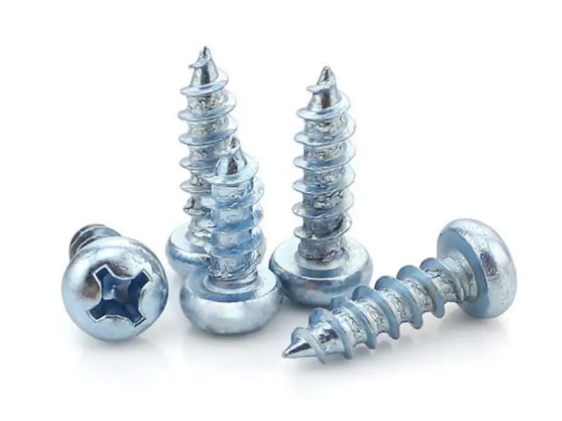 Tornillo autorroscante de cabeza plana Phillips DIN7981 galvanizado