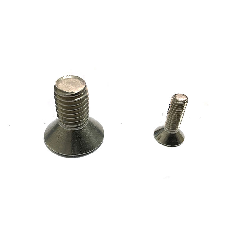 Tornillo de cabeza plana de acero inoxidable DIN7991 304 SS304