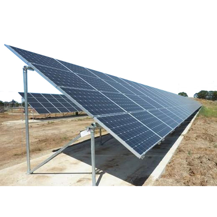 Soporte de panel solar de acero galvanizado, soportes ajustables para montaje fotovoltaico en techo plano/autocaravana