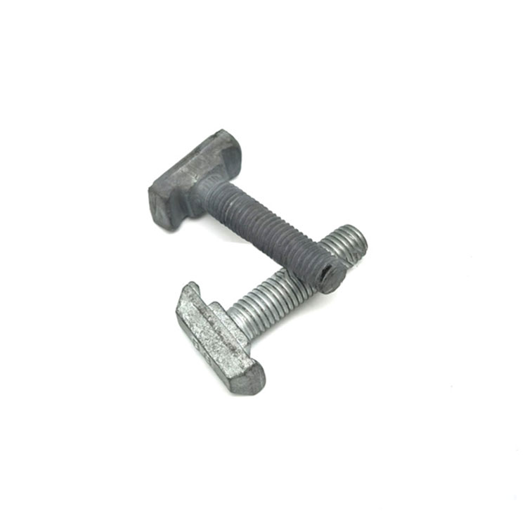 DIN186 Galvanizado en caliente Gr8.8 10.8 Halfen T Bolt