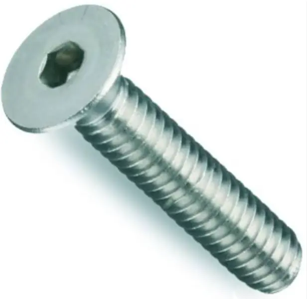 Black oxide countersunk hex socket bolt