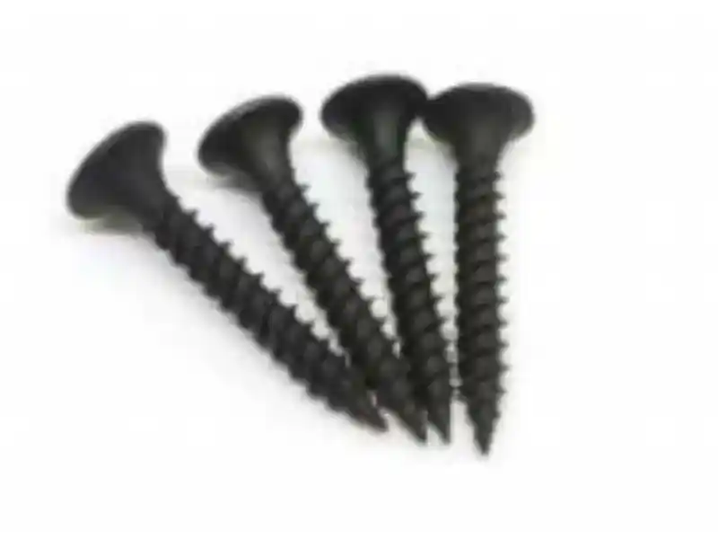 Hardware de fijación de placas de yeso de pared con tornillos autorroscantes recubiertos de fosfato