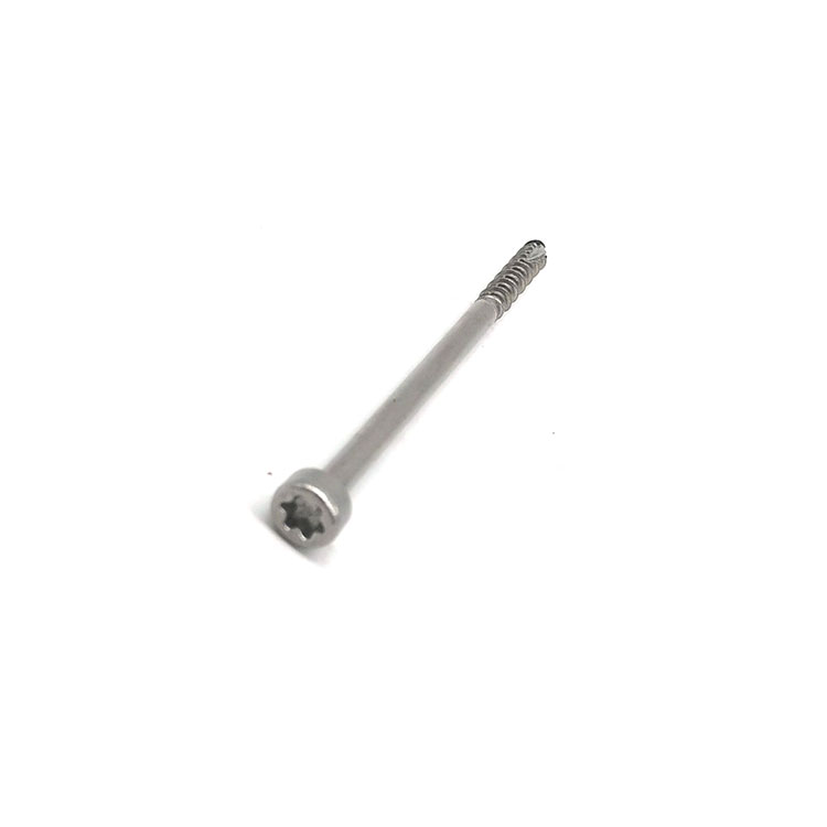 SS304 SS316 Acero inoxidable en forma de estrella Conector Torx/cabeza avellanada/tornillo de seguridad de cabeza plana